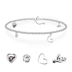 Love Silver Anklet ANK-06